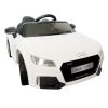 Audi TT RS eredeti licence elektromos kisautó - fehér