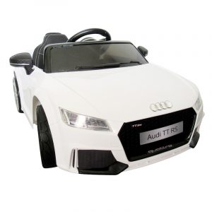 Audi TT RS eredeti licence elektromos kisautó - fehér