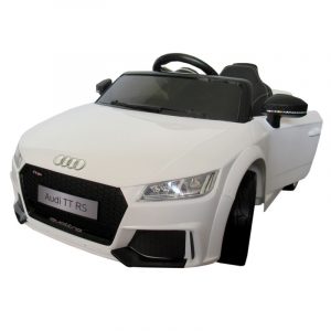 Audi TT RS eredeti licence elektromos kisautó - fehér