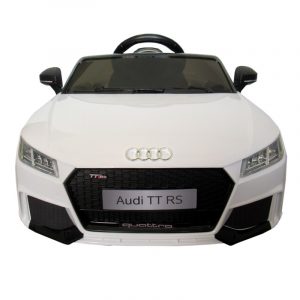 Audi TT RS eredeti licence elektromos kisautó - fehér