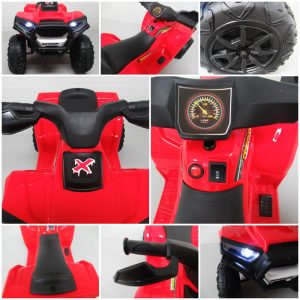 QUAD gyerekeknek, elektromos ATV gyerekeknek, piros
