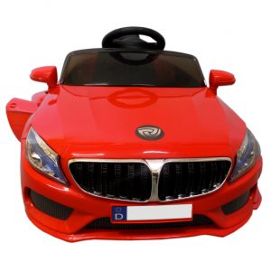 BMW cabrio M5 hasonmás, elektromos kisautó, piros színben