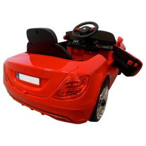 BMW cabrio M5 hasonmás, elektromos kisautó, piros színben