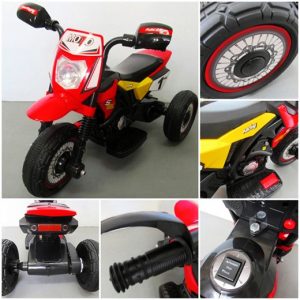 Elektromos gyerek cross motor M4 - 6V - piros