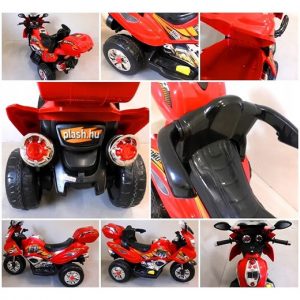 Elektromos Nagy Motor gyerekeknek - M3 - 12V, piros