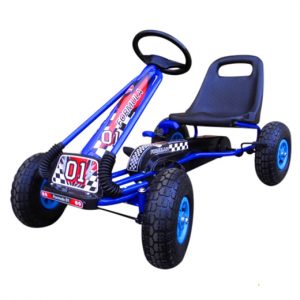 Gokart G1 pedálos kisautó - kék színben