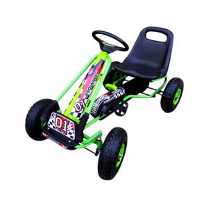 Gokart G1 gyerekeknek, pedálos kisautó - zöld