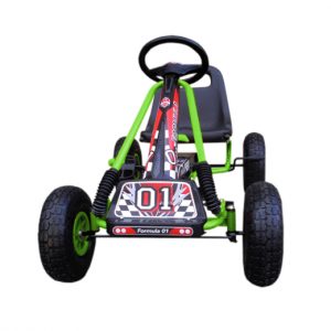 Gokart G1 gyerekeknek, pedálos kisautó - zöld