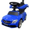Mercedes AMG C 63 bébitaxi, tolókarral - kék színben