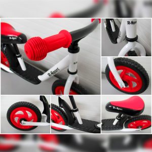 Futóbicikli, lábbal hajtható bicikli - fehér-piros színben